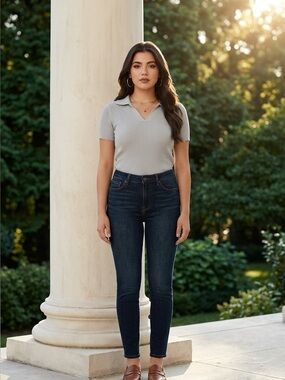 Good American Dark Blue Skinny Jeans new with tags